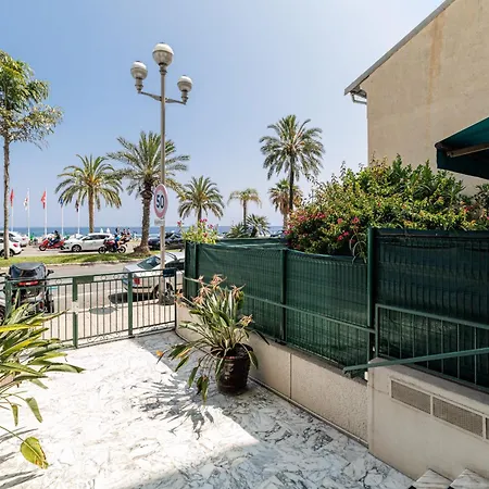 公寓 Sea View & Terrace Promenade Des 尼斯